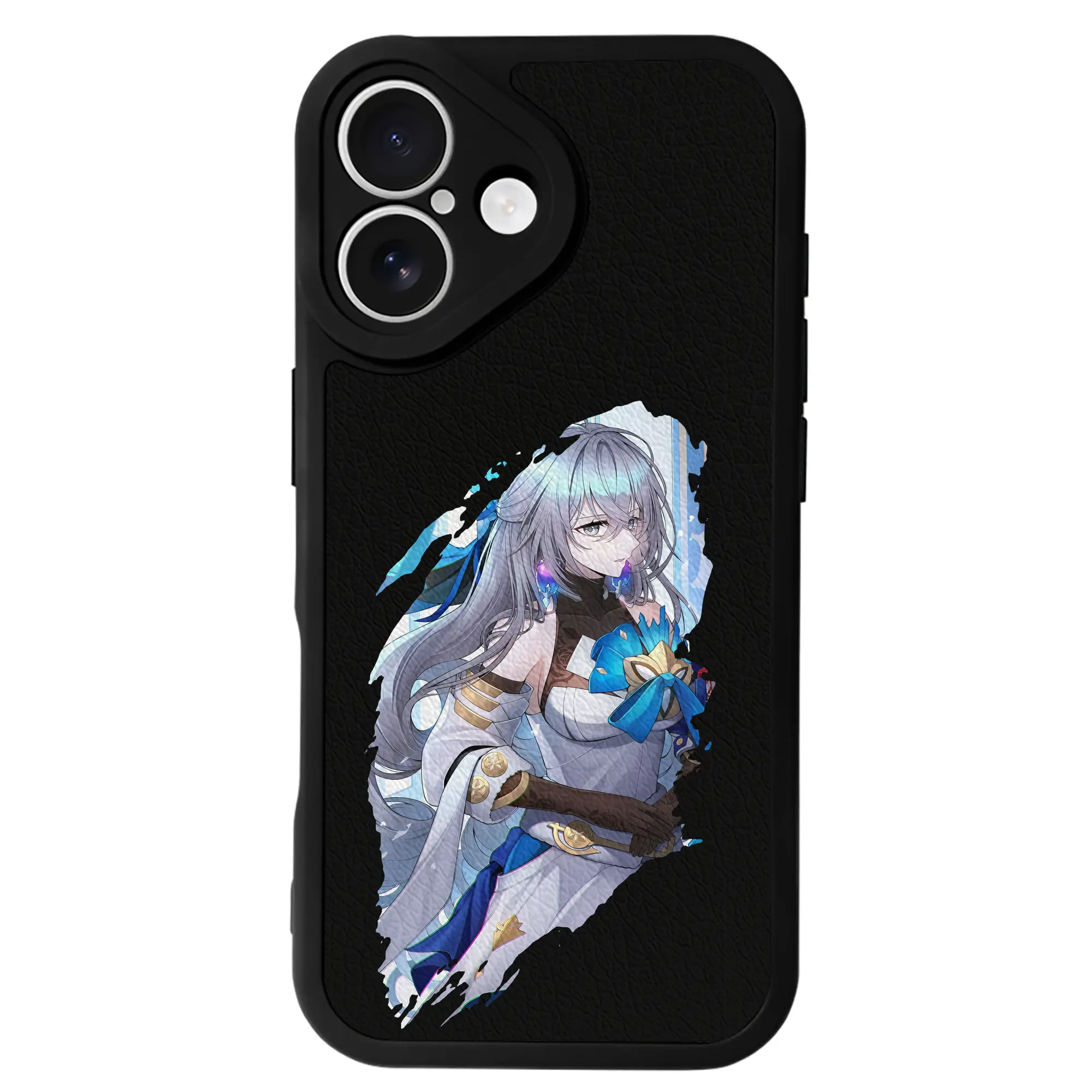 崩壊：スターレイル グッズ ブローニャ - IPhone 16シリーズ対応 ・ シリコンスマホケース ・ レザー調 ・ 高精度フィット ・ 耐衝撃 ・ ワイヤレス充電対応 ・ 精密カット